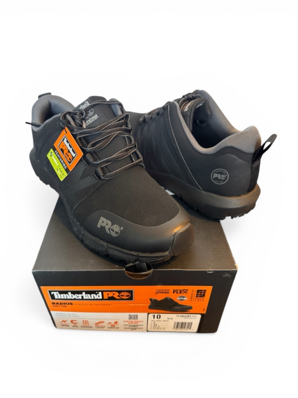 Timberland PRO Black Radius Composite Safety Toe Industrial Work Shoe Size 10